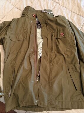 686 Olive Green Military Field Jacket with Snap Pockets